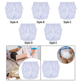 Maxbell Adults Diaper Cover Breathable Washable for Women Men Comfortable Protection XS White
