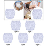 Maxbell Adults Diaper Cover Breathable Washable for Women Men Comfortable Protection XS White
