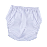 Maxbell Adults Diaper Cover Breathable Washable for Women Men Comfortable Protection S White