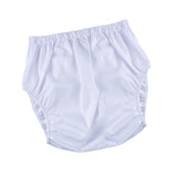 Maxbell Adults Diaper Cover Breathable Washable for Women Men Comfortable Protection M White