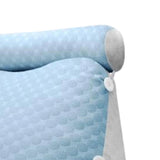 Maxbell Wedge Pillow Headboard for Sitting up, Reading or Working Support Triangular blue