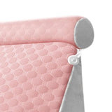 Maxbell Wedge Pillow Headboard for Sitting up, Reading or Working Support Triangular pink