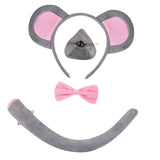 Maxbell Mouse Costume Kids Dress up Cosplay Props Cute Little Mouse Cartoon Hairband Style A