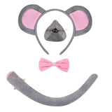 Maxbell Mouse Costume Kids Dress up Cosplay Props Cute Little Mouse Cartoon Hairband Style A