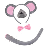 Maxbell Mouse Costume Kids Dress up Cosplay Props Cute Little Mouse Cartoon Hairband Style A
