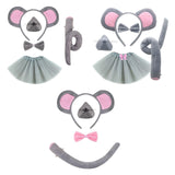 Maxbell Mouse Costume Kids Dress up Cosplay Props Cute Little Mouse Cartoon Hairband Style A