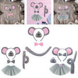 Maxbell Mouse Costume Kids Dress up Cosplay Props Cute Little Mouse Cartoon Hairband Style A