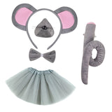 Maxbell Mouse Costume Kids Dress up Cosplay Props Cute Little Mouse Cartoon Hairband Style B