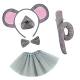 Maxbell Mouse Costume Kids Dress up Cosplay Props Cute Little Mouse Cartoon Hairband Style B