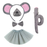 Maxbell Mouse Costume Kids Dress up Cosplay Props Cute Little Mouse Cartoon Hairband Style B