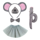 Maxbell Mouse Costume Kids Dress up Cosplay Props Cute Little Mouse Cartoon Hairband Style B