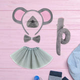 Maxbell Mouse Costume Kids Dress up Cosplay Props Cute Little Mouse Cartoon Hairband Style B