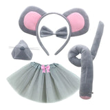 Maxbell Mouse Costume Kids Dress up Cosplay Props Cute Little Mouse Cartoon Hairband Style C
