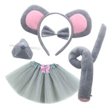 Maxbell Mouse Costume Kids Dress up Cosplay Props Cute Little Mouse Cartoon Hairband Style C