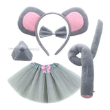 Maxbell Mouse Costume Kids Dress up Cosplay Props Cute Little Mouse Cartoon Hairband Style C