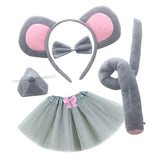 Maxbell Mouse Costume Kids Dress up Cosplay Props Cute Little Mouse Cartoon Hairband Style C
