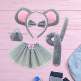 Maxbell Mouse Costume Kids Dress up Cosplay Props Cute Little Mouse Cartoon Hairband Style C