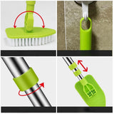 Maxbell Tile Scrubber Brush Wall Versatile Stiff Bristles Head Shower Cleaning Brush