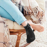 Maxbell Plantar Fasciitis Night Splint Sock for Women Men Simple Assembly Black Soft
