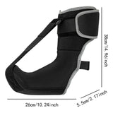 Maxbell Plantar Fasciitis Night Splint Sock for Women Men Simple Assembly Black Soft