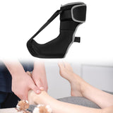 Maxbell Plantar Fasciitis Night Splint Sock for Women Men Simple Assembly Black Soft