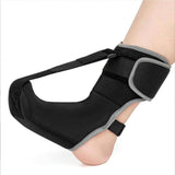 Maxbell Plantar Fasciitis Night Splint Sock for Women Men Simple Assembly Black Soft
