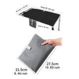 Maxbell Kids Airplane Footrest Airplane Foot Hammock Non Slip Airplane Seat Extender Black