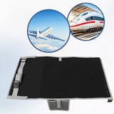 Maxbell Kids Airplane Footrest Airplane Foot Hammock Non Slip Airplane Seat Extender Black