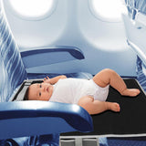 Maxbell Kids Airplane Footrest Airplane Foot Hammock Non Slip Airplane Seat Extender Black