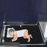 Maxbell Kids Airplane Footrest Airplane Foot Hammock Non Slip Airplane Seat Extender Black