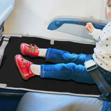 Maxbell Kids Airplane Footrest Airplane Foot Hammock Non Slip Airplane Seat Extender Black