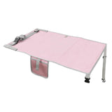 Maxbell Kids Airplane Footrest Airplane Foot Hammock Non Slip Airplane Seat Extender Pink