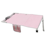 Maxbell Kids Airplane Footrest Airplane Foot Hammock Non Slip Airplane Seat Extender Pink