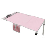 Maxbell Kids Airplane Footrest Airplane Foot Hammock Non Slip Airplane Seat Extender Pink