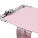 Maxbell Kids Airplane Footrest Airplane Foot Hammock Non Slip Airplane Seat Extender Pink