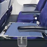 Maxbell Kids Airplane Footrest Airplane Foot Hammock Non Slip Airplane Seat Extender Blue