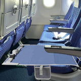 Maxbell Kids Airplane Footrest Airplane Foot Hammock Non Slip Airplane Seat Extender Blue