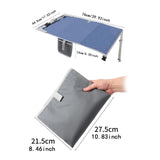 Maxbell Kids Airplane Footrest Airplane Foot Hammock Non Slip Airplane Seat Extender Blue