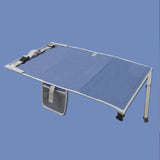 Maxbell Kids Airplane Footrest Airplane Foot Hammock Non Slip Airplane Seat Extender Blue