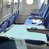 Maxbell Kids Airplane Footrest Airplane Foot Hammock Non Slip Airplane Seat Extender Green