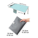 Maxbell Kids Airplane Footrest Airplane Foot Hammock Non Slip Airplane Seat Extender Green