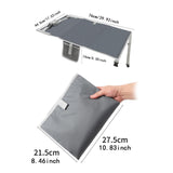 Maxbell Kids Airplane Footrest Airplane Foot Hammock Non Slip Airplane Seat Extender Gray