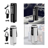 Maxbell Insulin Cooler Travel Case Compact Carrying Insulated Bag for Car Daily Home Black