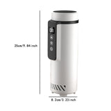 Maxbell Insulin Cooler Travel Case Compact Carrying Insulated Bag for Car Daily Home White