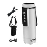 Maxbell Insulin Cooler Travel Case Compact Carrying Insulated Bag for Car Daily Home White