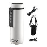 Maxbell Insulin Cooler Travel Case Compact Carrying Insulated Bag for Car Daily Home White