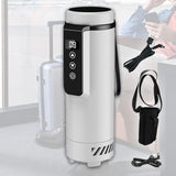 Maxbell Insulin Cooler Travel Case Compact Carrying Insulated Bag for Car Daily Home White