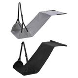 Maxbell Airplane Foot Hammock Premium Travel Foot Rest for Women Men Car Office Home Gray