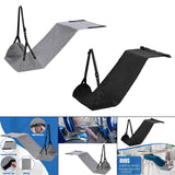 Maxbell Airplane Foot Hammock Premium Travel Foot Rest for Women Men Car Office Home Gray