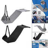 Maxbell Airplane Foot Hammock Premium Travel Foot Rest for Women Men Car Office Home Gray